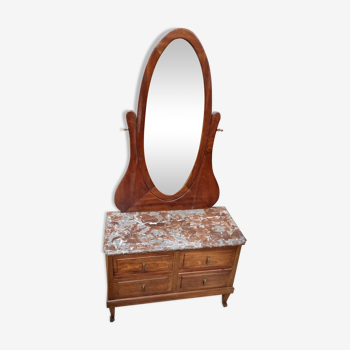 Art Deco oak dressing table from the 1940s