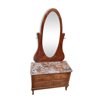 Art Deco oak dressing table from the 1940s