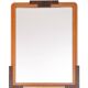 Dutch Art Deco Wall Mirror, Oak Frame, Amsterdamse School, 1920s