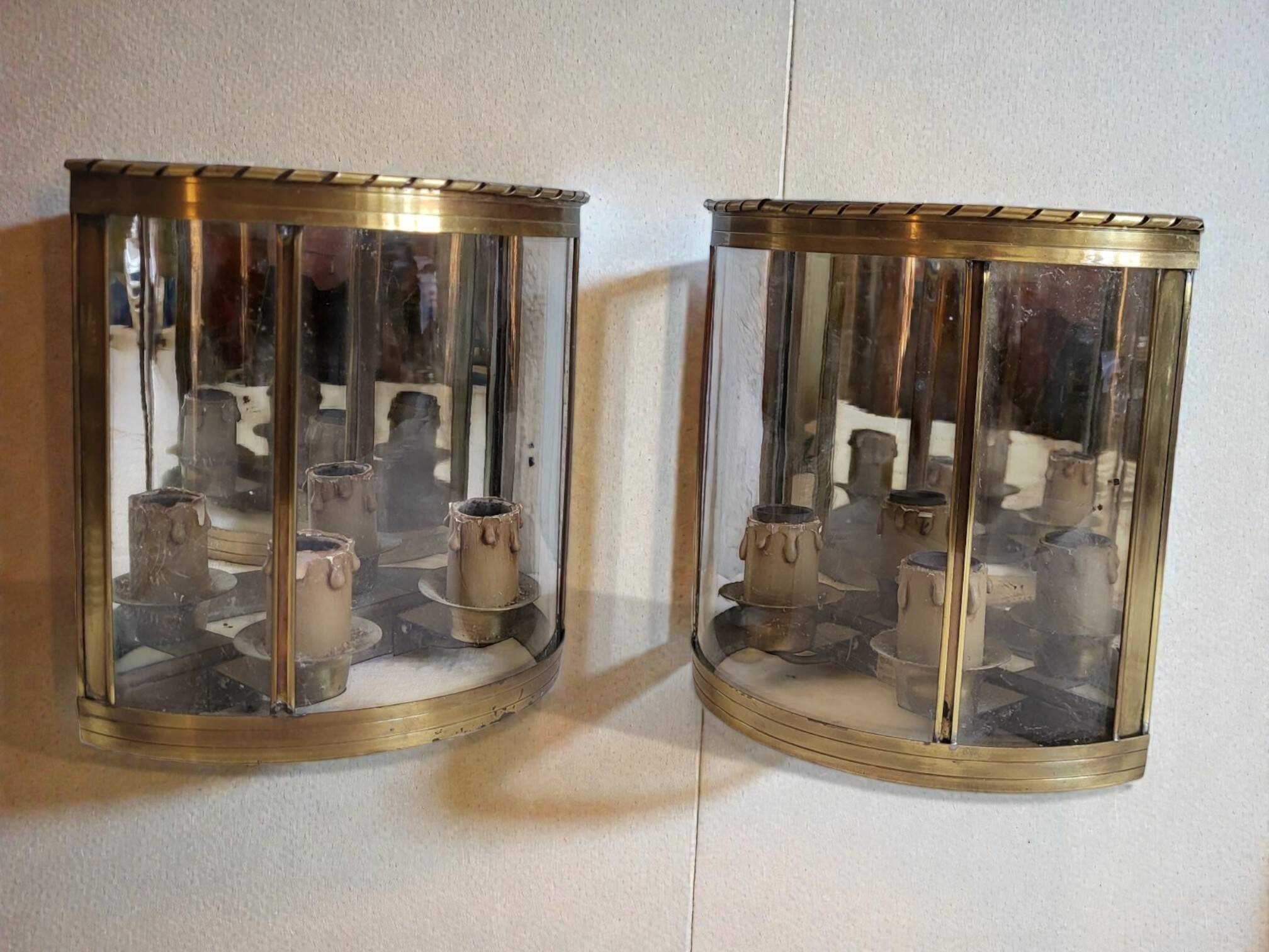 Pair of Napoleon III style wall sconces