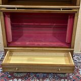 Mahogany and oak desk display cabinet from the MD brand, manufactured in the 1960s - removable