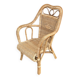 Rattan armchair