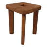 Vintage Pine Stool by Finnsauna Lagerholm 60s