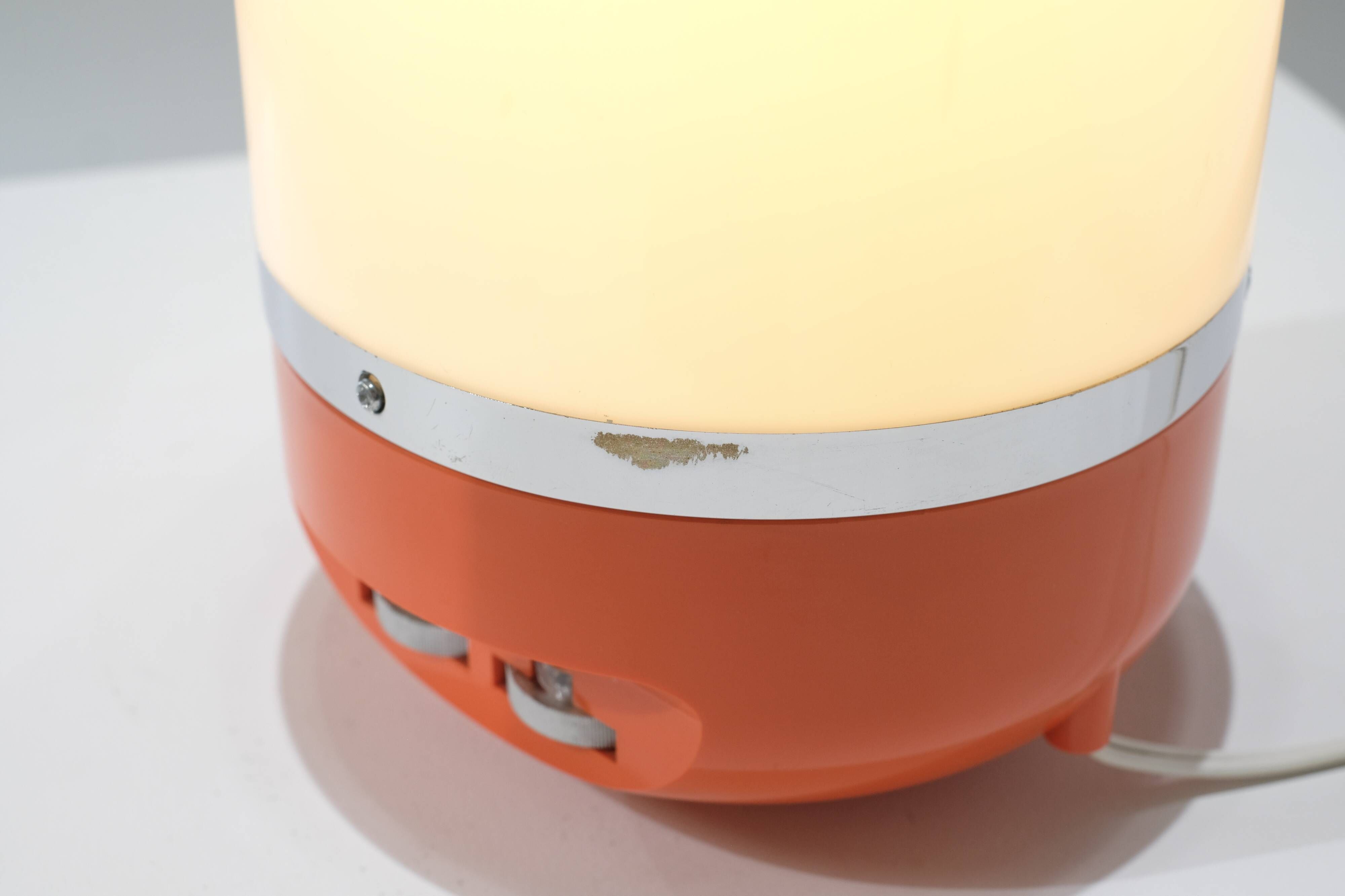 Radio lamp designed by Adriano Rampoldi for Europhon, Italy 1970s.