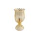 Archimede Seguso Handmade Murano Glass Table Lamp Gold Italian Art Deco 1980s