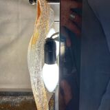 Pair of vintage Murano glass wall lights, Italian work, 70s