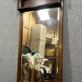 Art Nouveau corridor mirror in mahogany circa 1900