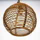 Vintage 1950s Italian Bamboo Sphere Chandelier