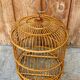 Cage à oiseau ancienne en bois
