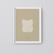 Gravure d’art de giclée géométrique, A3