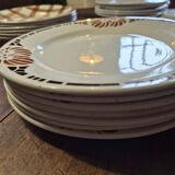 7 new flat plates from the Odette gallery with chocolate patterns.