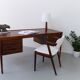 Vintage Danish Teak Table Lamp, 1960s