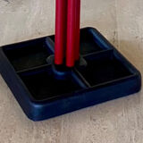 Red and black coat rack design 1980s