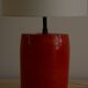 Red ceramic lamp