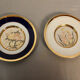 Paire d'assiettes "The art of Chokin"made in Japan