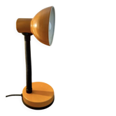 Vintage articulated desk lamp, orange