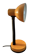 Vintage articulated desk lamp, orange