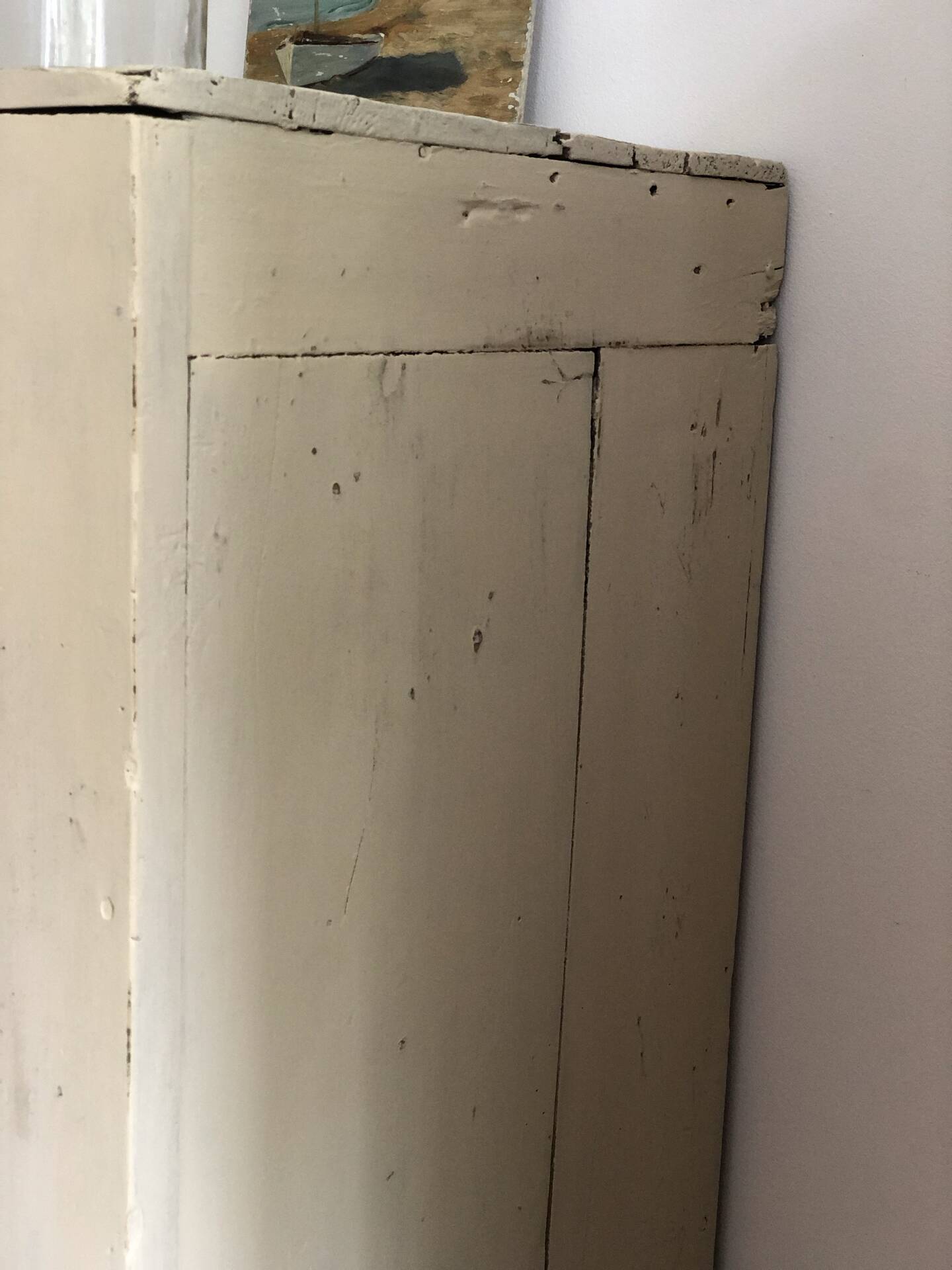 Armoire parisienne ancienne patinée
