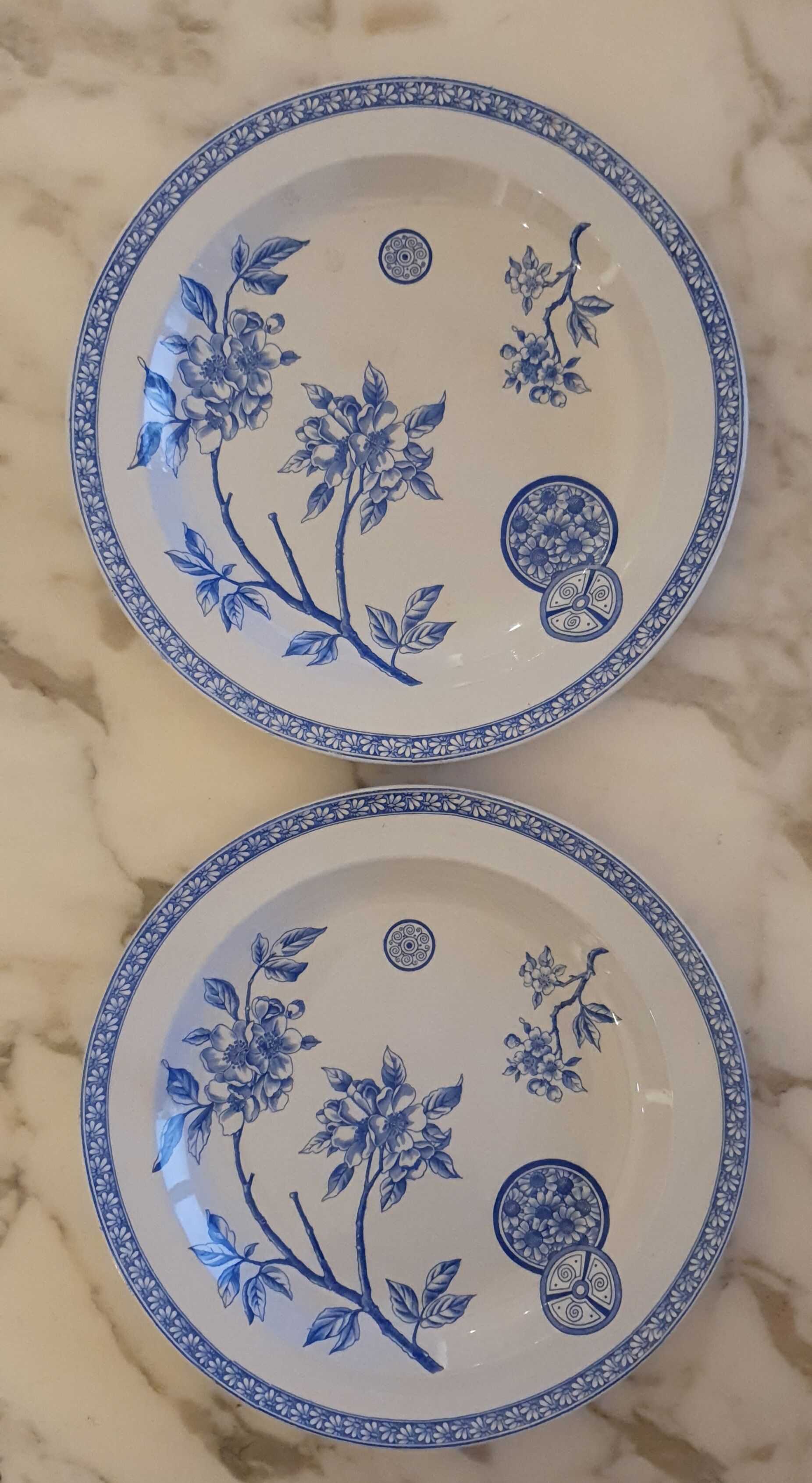 Round dishes Iron Earth