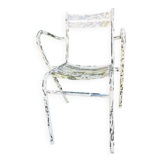 Vintage metal armchair revisited