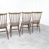 Lot of 4 Baumann chairs, Florida model, 1970, superb condition