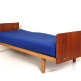 Sofa bed in day style vintage teak Danish 1960-70s