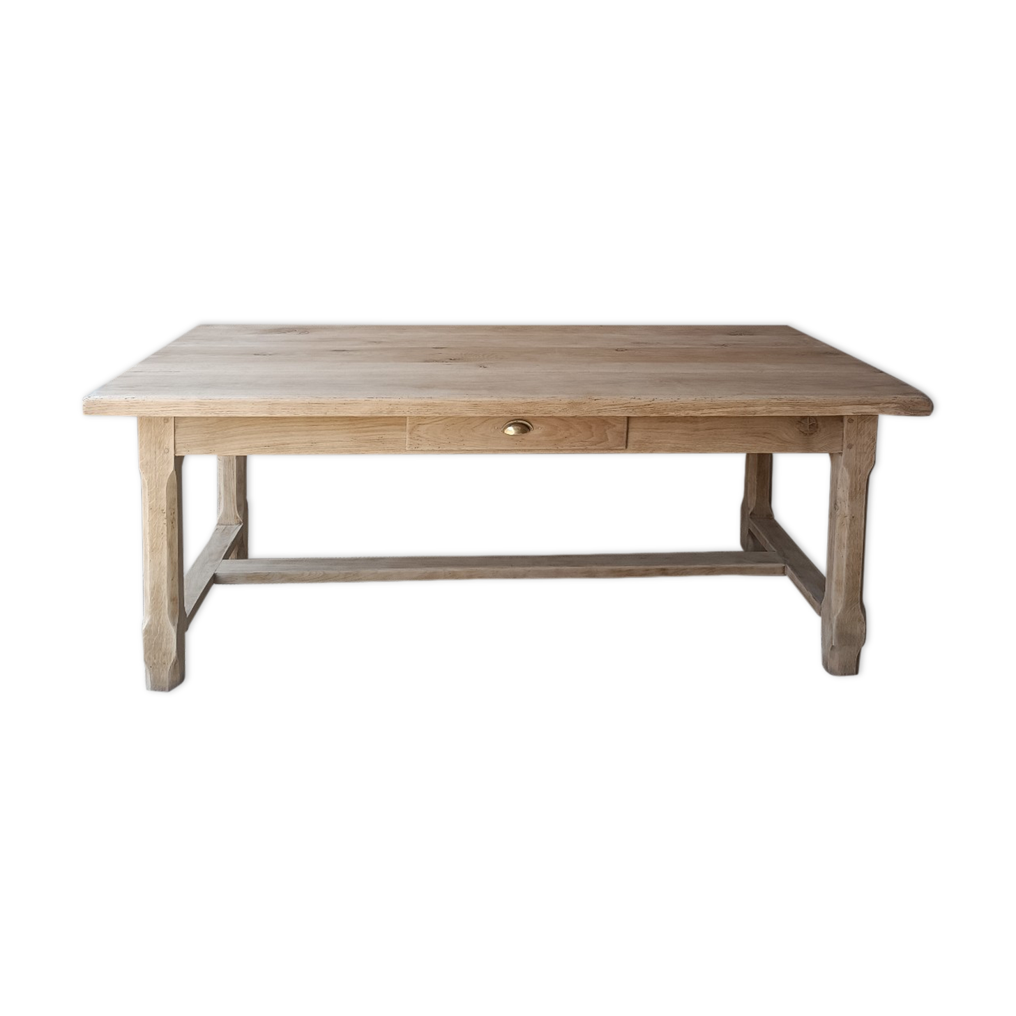 Solid wood farmhouse table