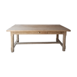 Solid wood farmhouse table