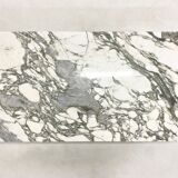 Marble coffee table Arabescato 70s