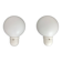 Large pair of vintage Italian wall sconces in the shape of a bulb. NFS
