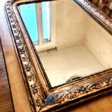 Antique gilded Louis-Philippe mirror – “Adélaïde”