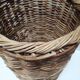 High basket 55cm round rattan old
