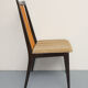 Ensemble de 4 chaises des années 1950, design bicolore