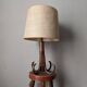 Bamboo rattan bedside lamp, Scandinavian country style