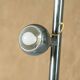 Floor lamp in aluminium with magnetic bulbs, Italy 1970s
