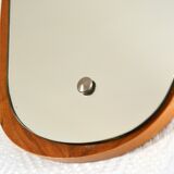 Scandinavian mirror shape free 1960 - 38x81cm