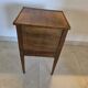 Small Louis XVI period bedside table / chest of drawers in walnut with 3 drawers