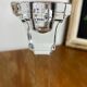 Pair of crystal candlesticks, Villeroy & Bosh