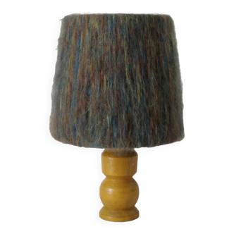 Lampe artisanale vintage chapeau laine