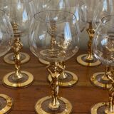 10 Bayel crystal glasses, Venus model