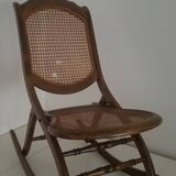 Vintage cane rocking chair