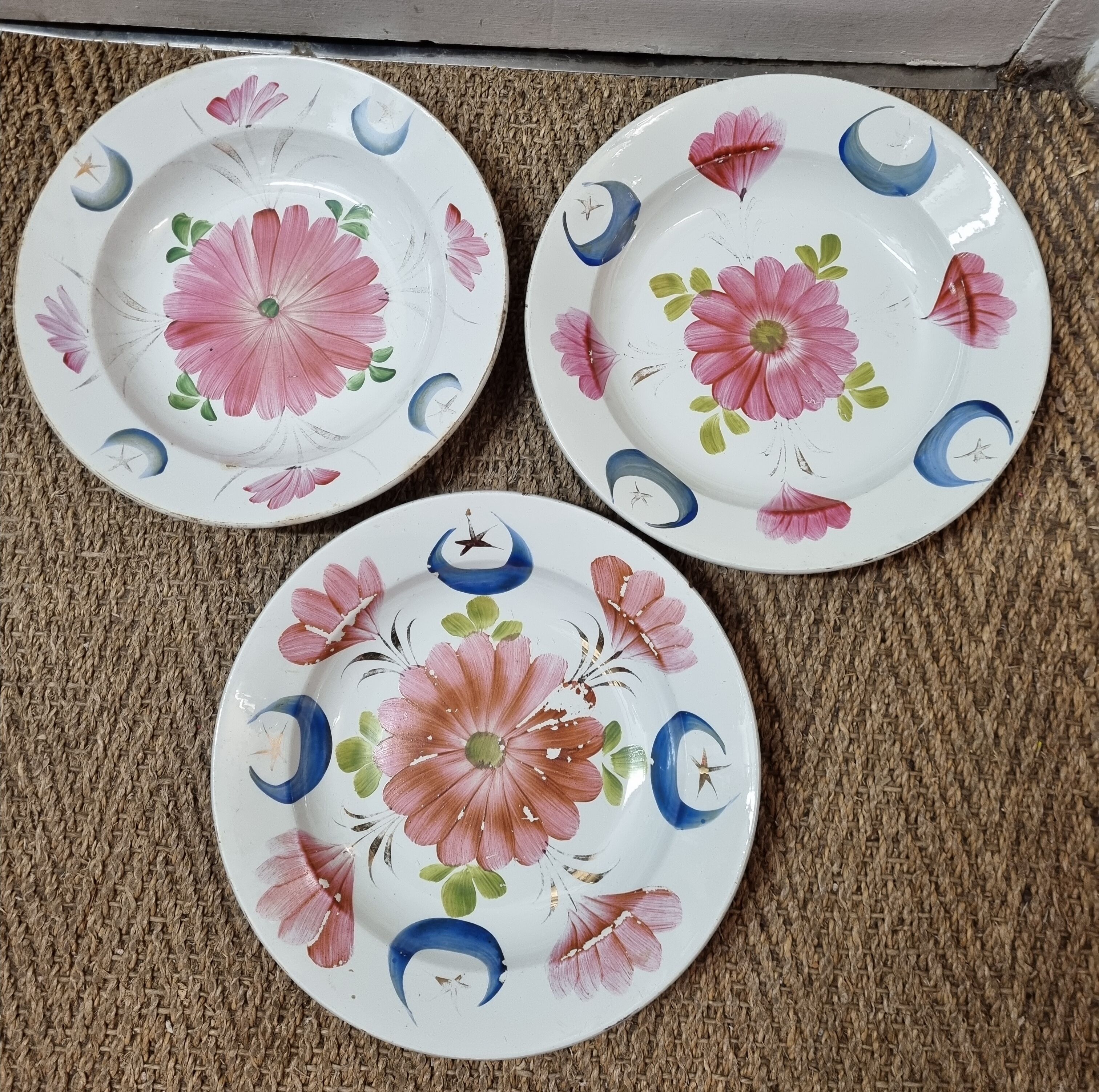 St Amand and Hamage earthenware soup plates
