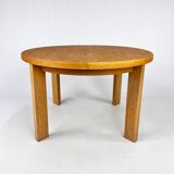 Table de salle à manger extensible vintage en chêne, 1960s