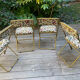 4 Vintage Lafuma Chantazur folding chairs