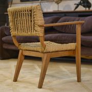Armchair by Adrien Audoux and Frida Minet for Vibo Vesoul 1940s