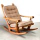 Vintage brutalist rocking chair