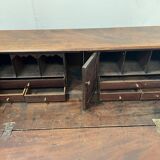 English style mahogany and veneer 19th century slope desk