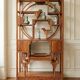 Collectible decorative Chinese library in exotic wood.