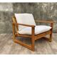 Fauteuil lounge scandinave, 1960s