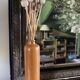 Large antique vintage stoneware liqueur bottle